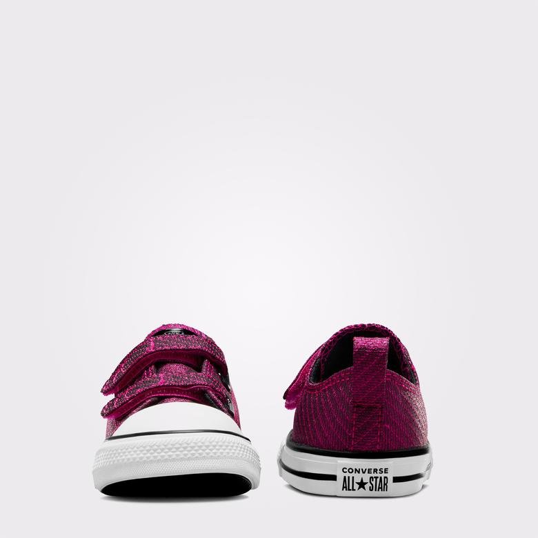 Converse Chuck Taylor All Star Easy On Sparkle Party Bebek Pembe Sneaker