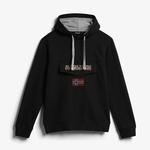 Napapijri Erkek Siyah Kapüşonlu Sweatshirt