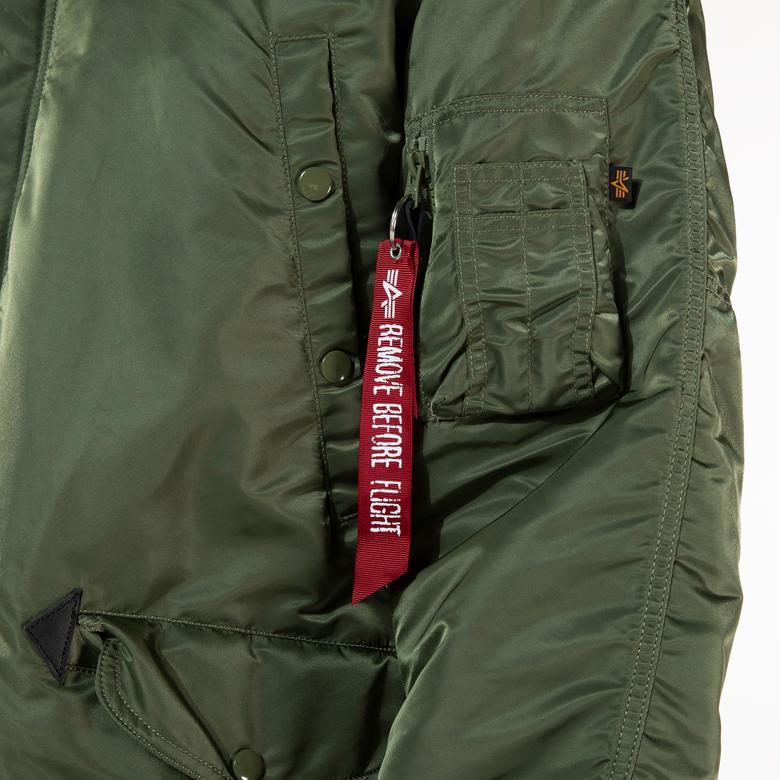Alpha Industries N-3B  Erkek Yeşil Mont