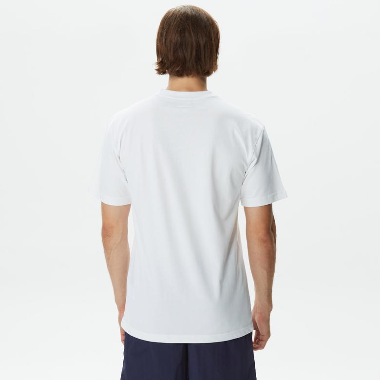 Market Uv Puff Bar Logo Erkek Beyaz T-Shirt