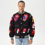 Market World Flag Varsity Erkek Siyah Ceket
