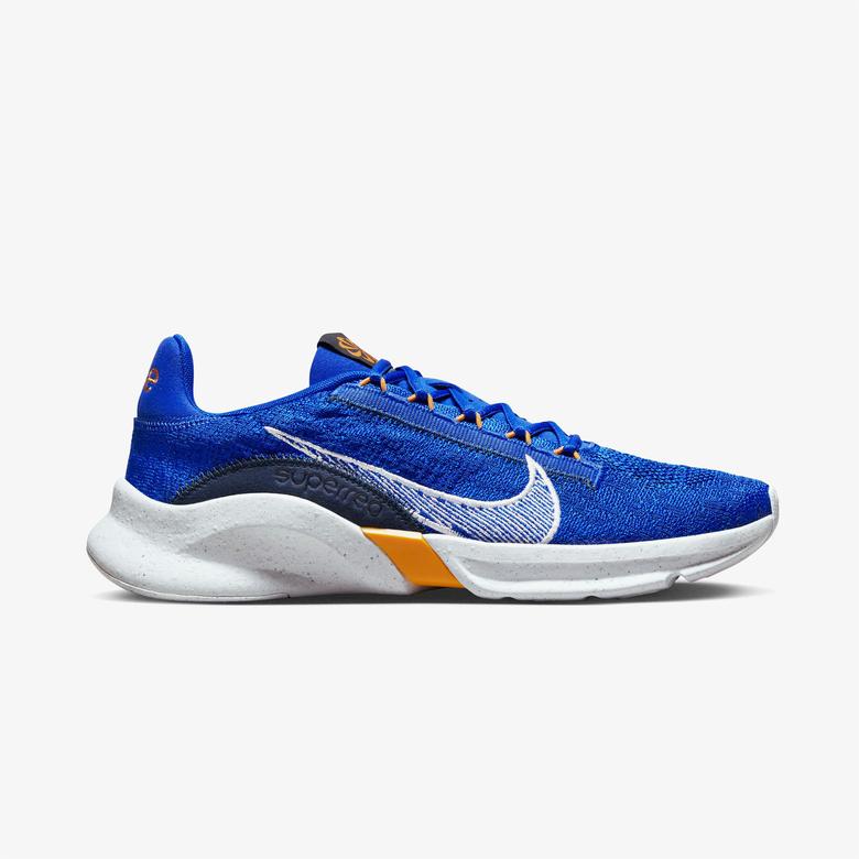 Nike Superrep Go 3 Next Nature Flyknit Erkek Mavi Antrenman Ayakkabısı