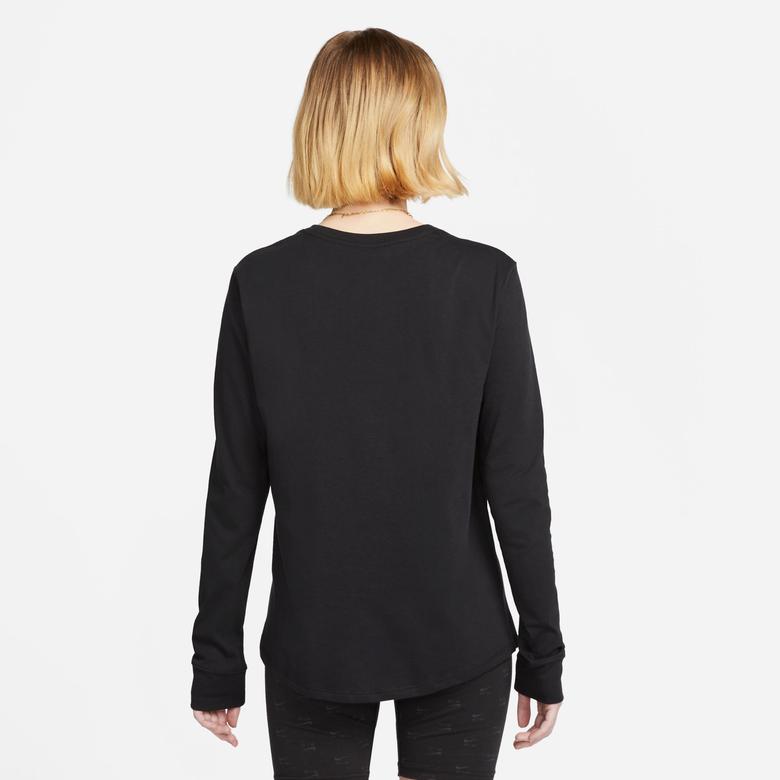 Nike Sportswear Essential Kadın Siyah Günlük T-Shirt