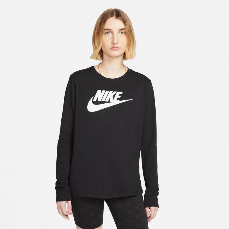 Nike Sportswear Essential Kadın Siyah Günlük T-Shirt