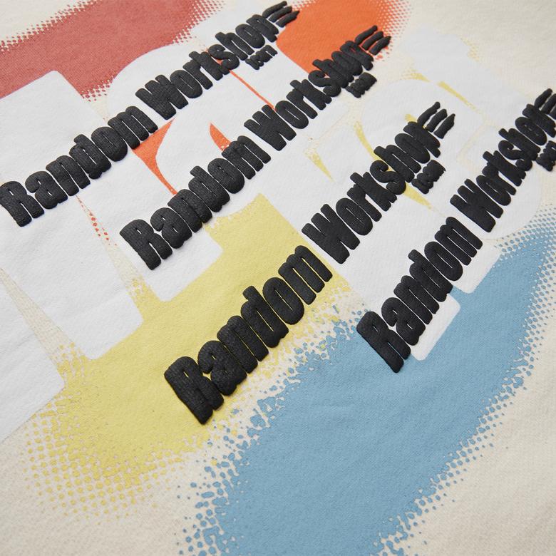 Market Random Workshop Splatter Crewneck Erkek Krem Sweatshirt