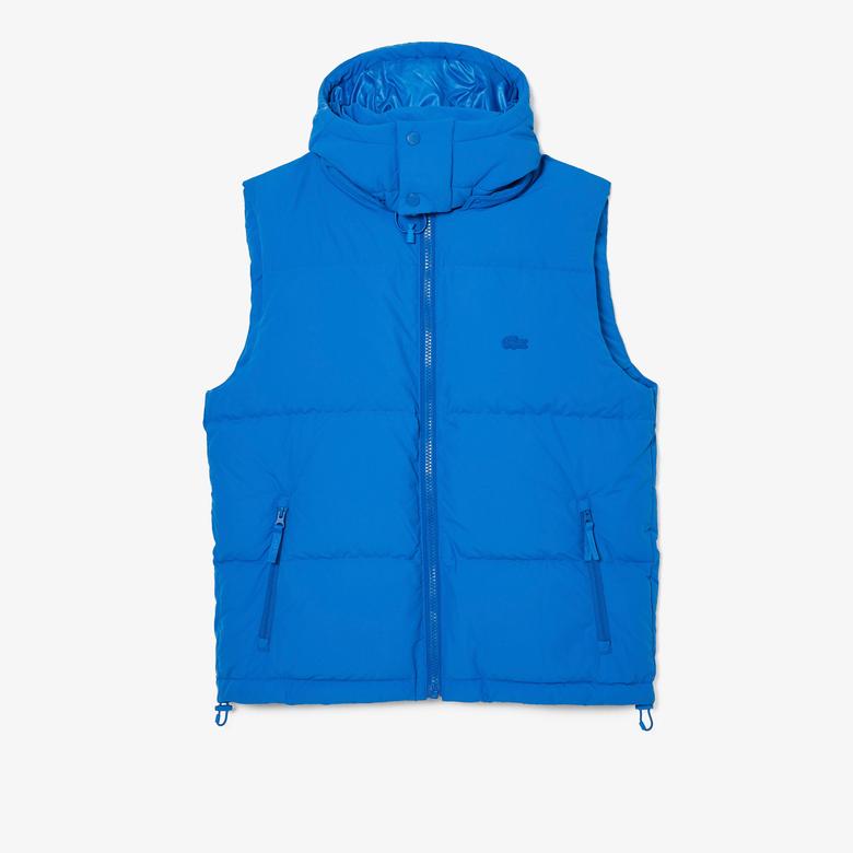 Lacoste Erkek Kapitone Mavi Yelek
