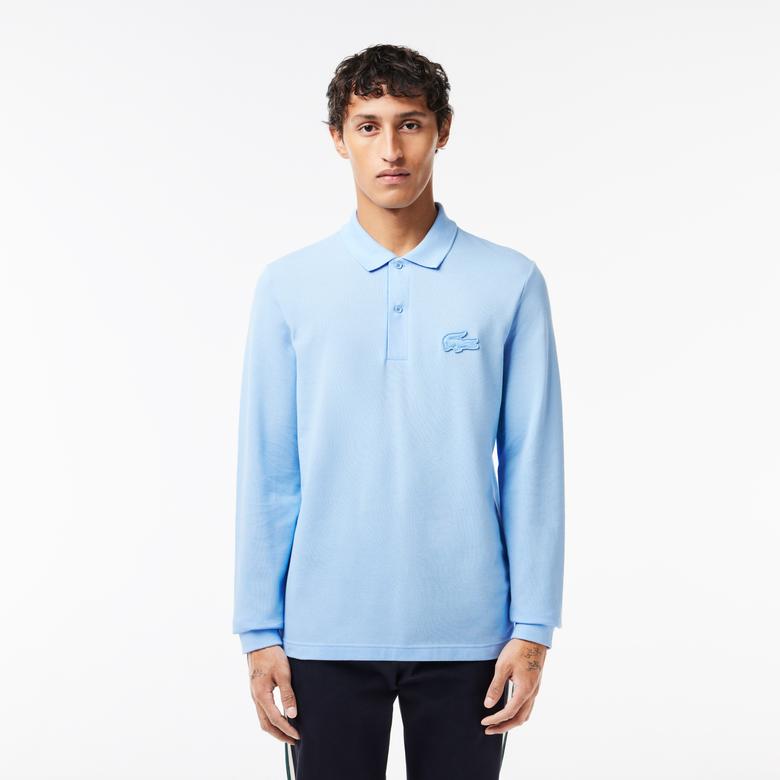 Lacoste Erkek Regular Fit Uzun Kollu L.12.12 Açık Mavi Polo