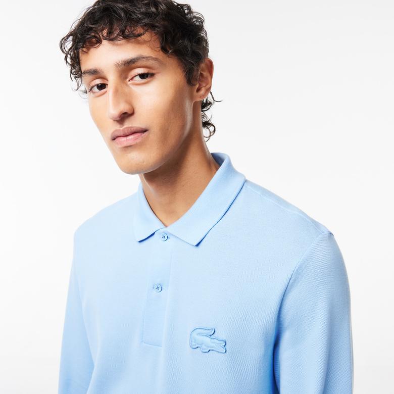 Lacoste Erkek Regular Fit Uzun Kollu L.12.12 Açık Mavi Polo