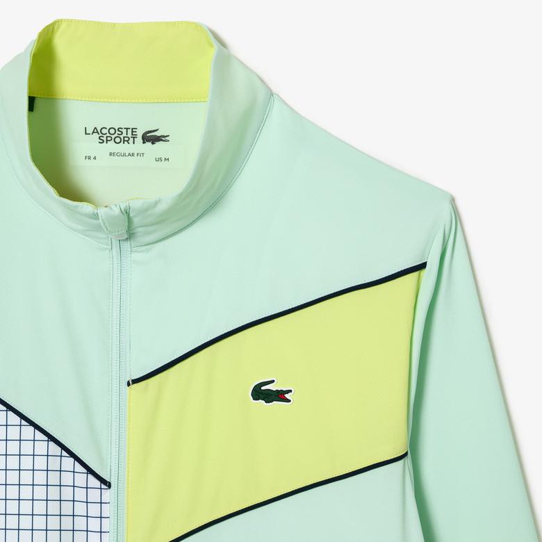 Lacoste SPORT Erkek Regular Fit Uzun Kollu Renk Bloklu Renkli Eşofman Takımı
