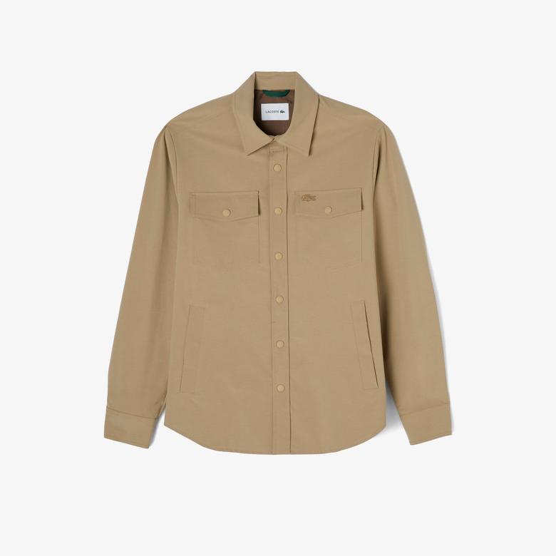 Lacoste Erkek Gömlek Yaka Bej Mont