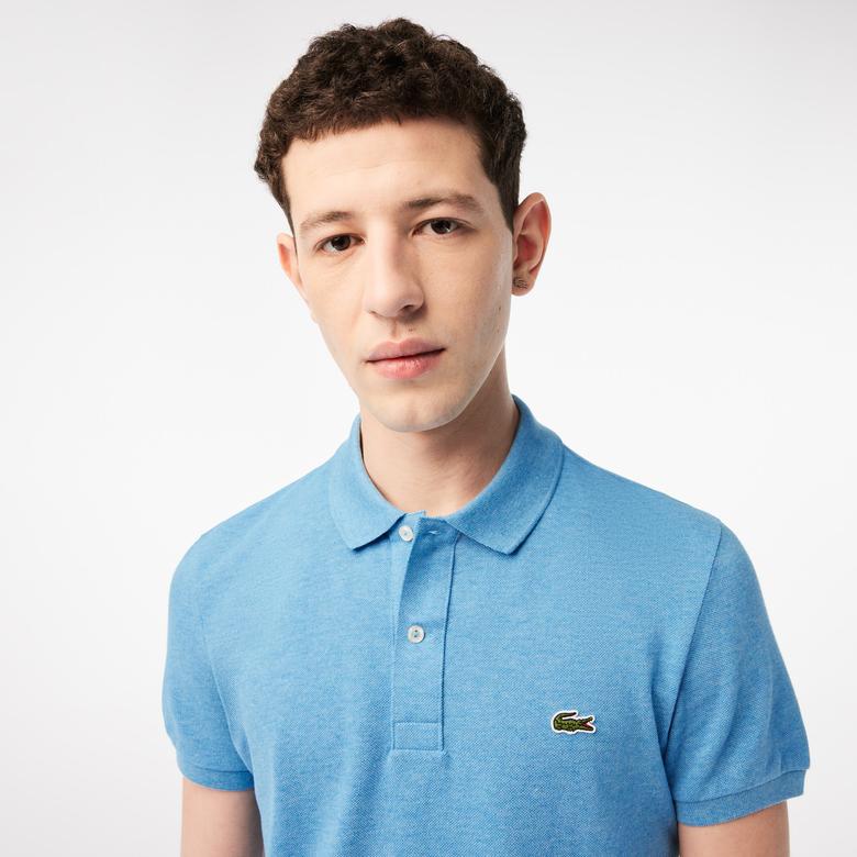 Lacoste Erkek Slim Fit L.12.12 Açık Mavi Polo