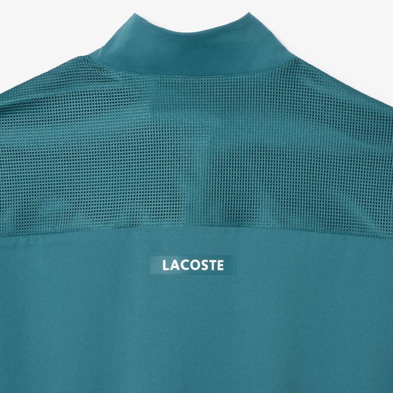 Lacoste Kadın Kapüşonlu Mavi Sweatshirt