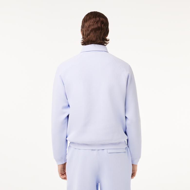 Lacoste Loose Fit Erkek Mor Sweatshirt