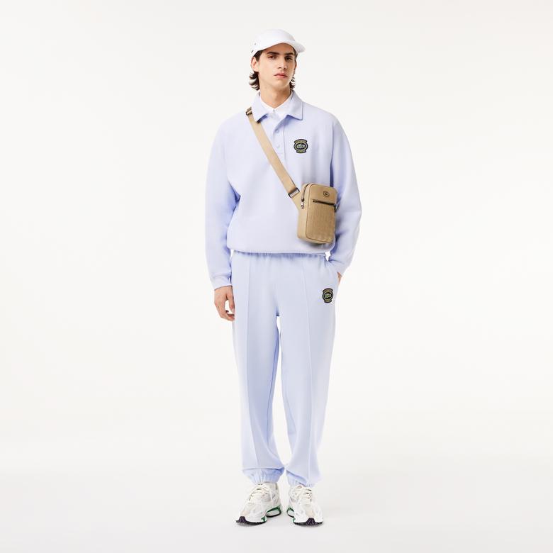 Lacoste Loose Fit Erkek Mor Sweatshirt