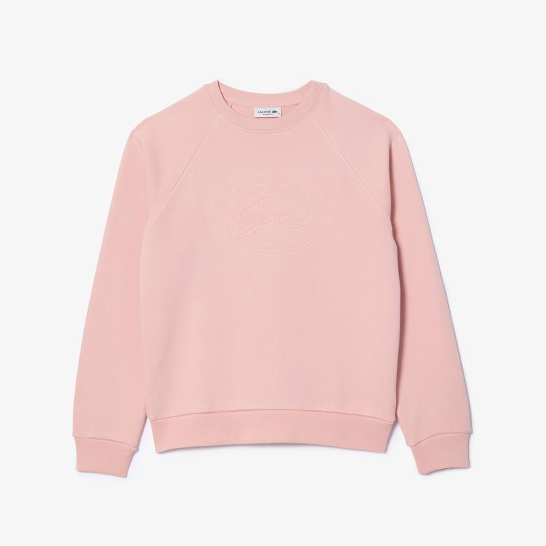 Lacoste Classic Kadın Pembe Sweatshirt