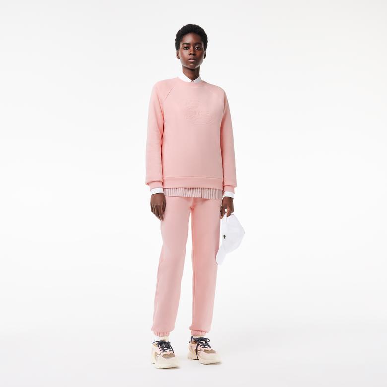 Lacoste Classic Kadın Pembe Sweatshirt