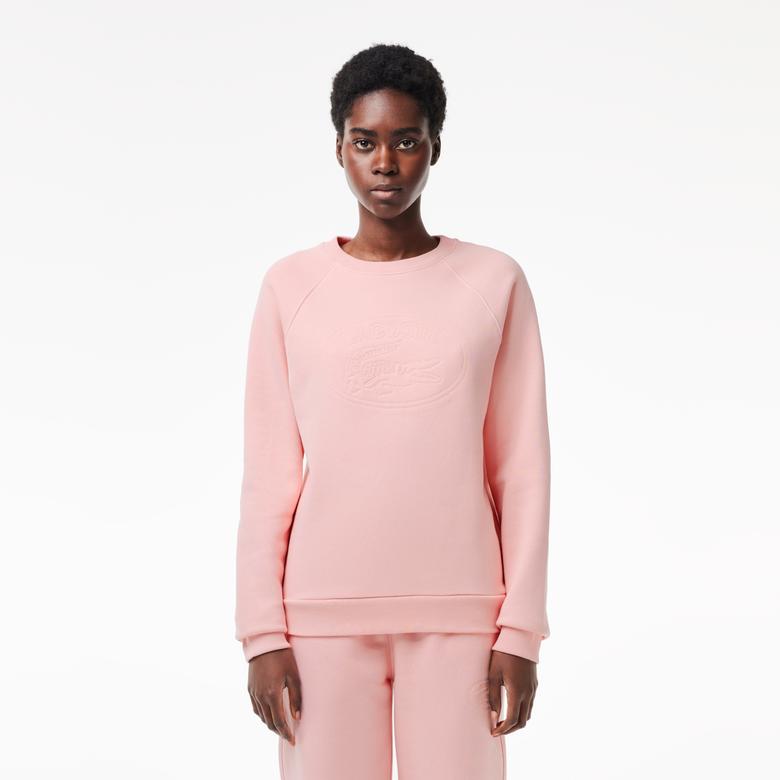 Lacoste Classic Kadın Pembe Sweatshirt