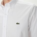 Lacoste Erkek Slim Fit Beyaz Gömlek