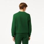 Lacoste Classic Fit Erkek Yeşil Sweatshirt