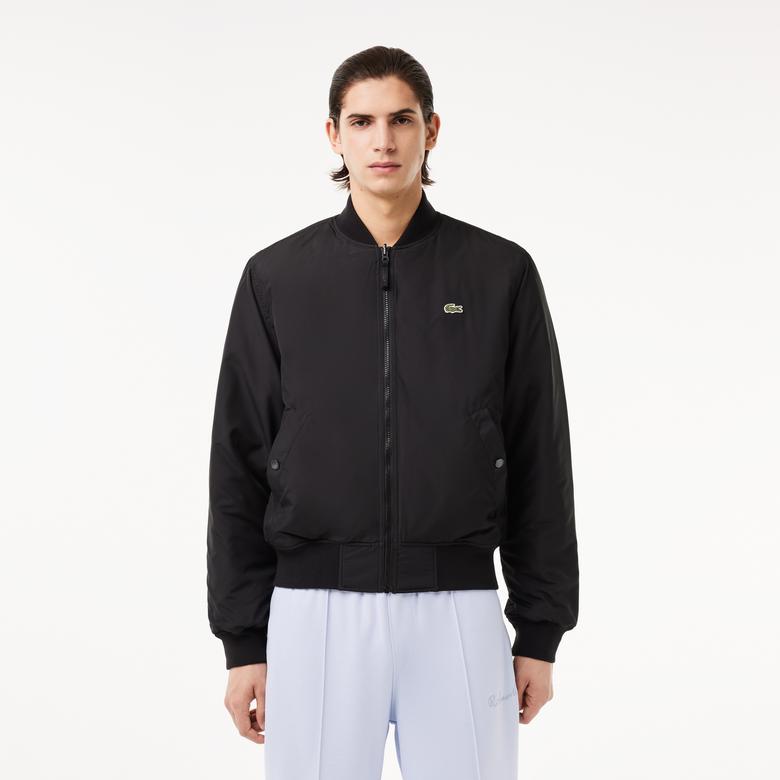 Lacoste Erkek Siyah Çift Taraflı Hakim Yaka Mont