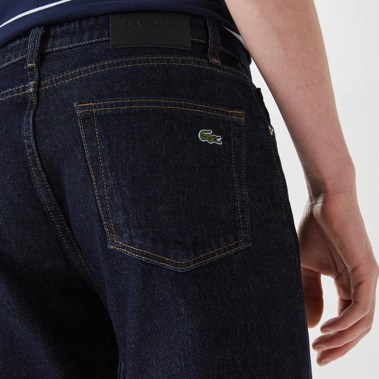 Lacoste Erkek Slim Fit Denim Siyah Pantolon