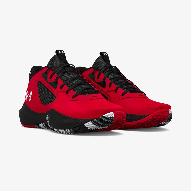 Under Armour Lockdown 6 Erkek Kırmızı Basketbol Ayakkabı