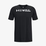 Under Armour Erkek Siyah T-Shirt