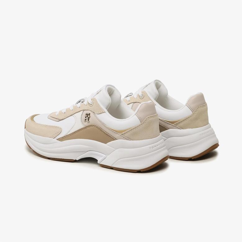 Tommy Hilfiger Chunky Runner Kadın Beyaz Sneaker