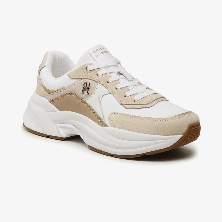 Tommy Hilfiger Chunky Runner Kadın Beyaz Sneaker