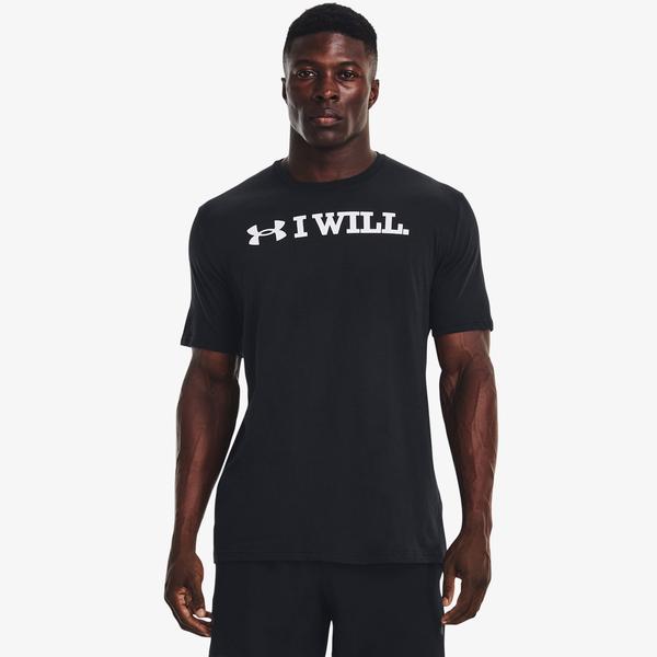Under Armour Erkek Siyah T-Shirt