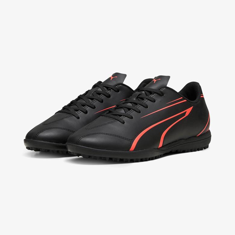 Puma Vitoria Erkek Siyah Halı Saha Kramponu