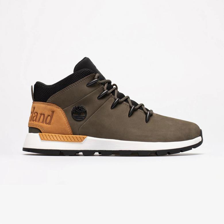 Timberland Mid Lace Up Erkek Yeşil Outdoor Ayakkabı