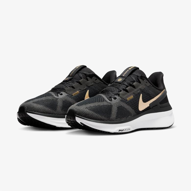 Nike W Air Zoom Structure 25 Kadın Siyah Koşu Ayakkabısı
