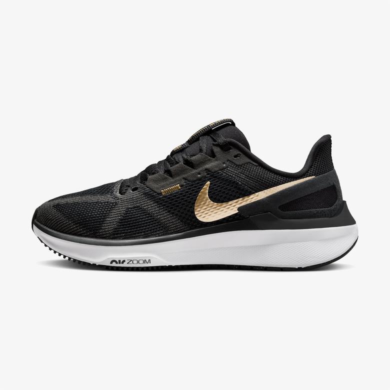 Nike W Air Zoom Structure 25 Kadın Siyah Koşu Ayakkabısı