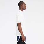 New Balance Hoops Graphic Erkek Beyaz T-Shirt