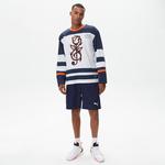Vans Treble Rose Hockey Jersey Erkek Beyaz Sweatshirt