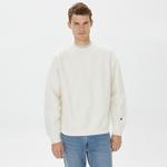 Champion Crewneck Erkek Beyaz Sweatshirt