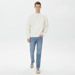 Champion Crewneck Erkek Beyaz Sweatshirt