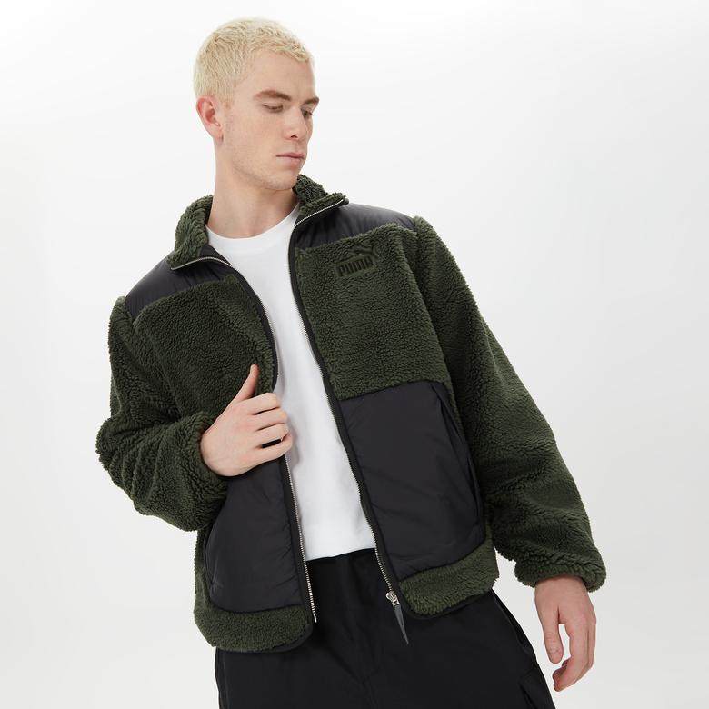 Puma Sherpa Erkek Haki Ceket