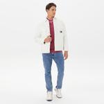 Tommy Hilfiger Sherpa Lined Cord Overshirt Erkek Beyaz Gömlek