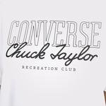 Converse Oversized Retro Chuck Taylor Graphic Kadın Beyaz T-Shirt