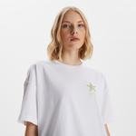 Converse Oversized Chuck Taylor Graphic Kadın Beyaz T-Shirt