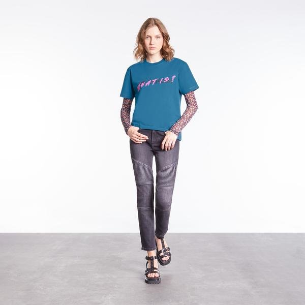 The Kooples Classic Kadın Mavi T-Shirt