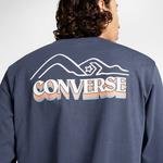 Converse Winter Vibes Ls Graphic Unisex Lacivert Sweatshirt