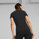Puma Ess Logo Kadın Siyah T-Shirt