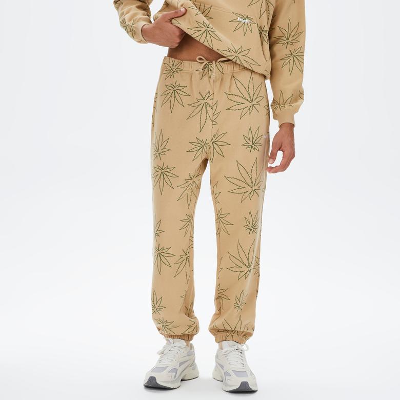HUF Plantlife Polar Erkek Bej Eşofman Altı