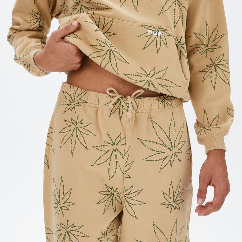 HUF Plantlife Polar Erkek Bej Eşofman Altı
