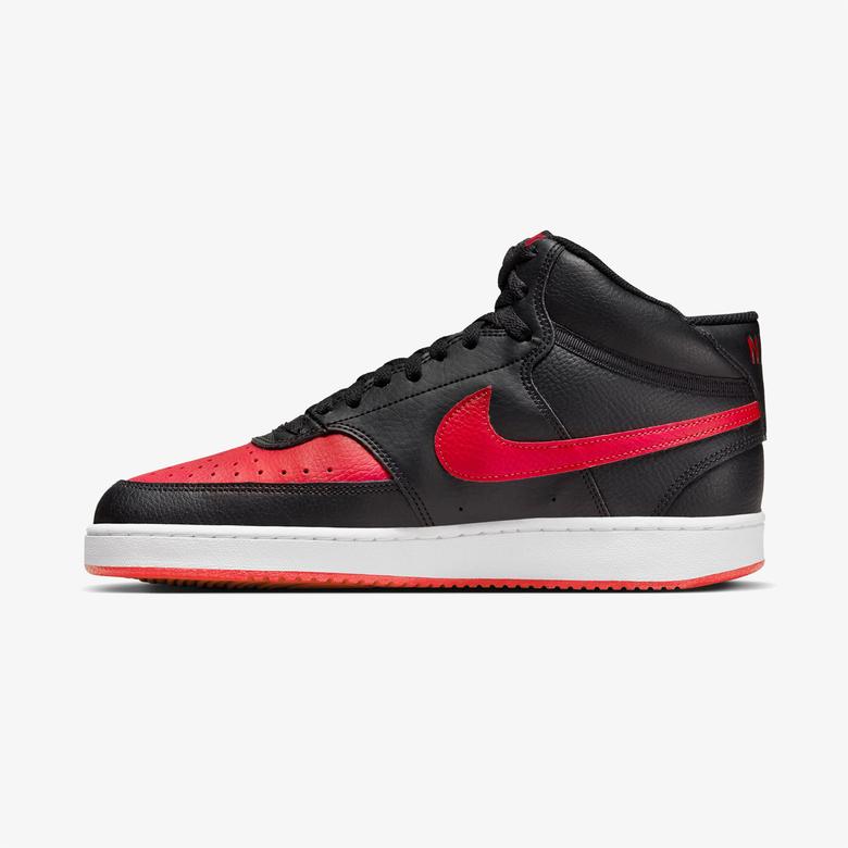 Nike Court Vision Mid Erkek Siyah Sneaker