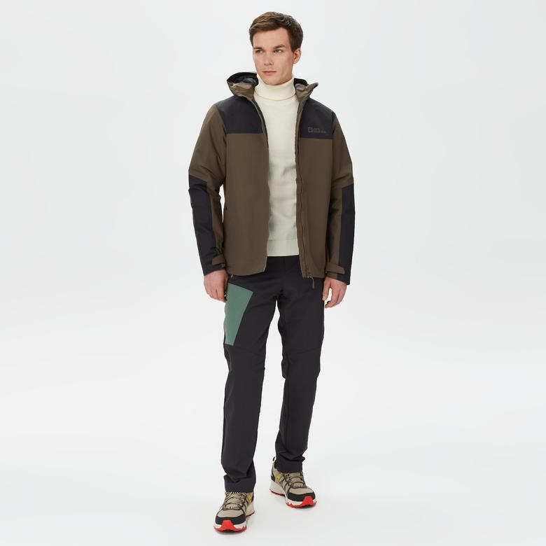 Jack Wolfskin Jasper Ins Erkek Kahverengi Mont