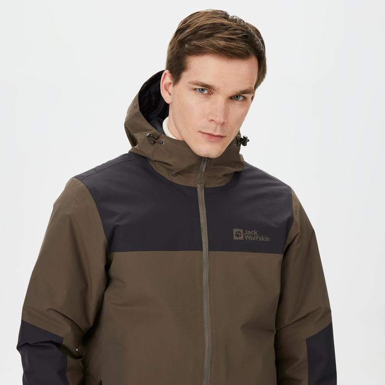 Jack Wolfskin Jasper Ins Erkek Kahverengi Mont